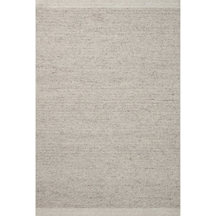 Magnolia Home by Joanna Gaines x Loloi Ashby Silver / Ivory 18" x 18" Sample Rug