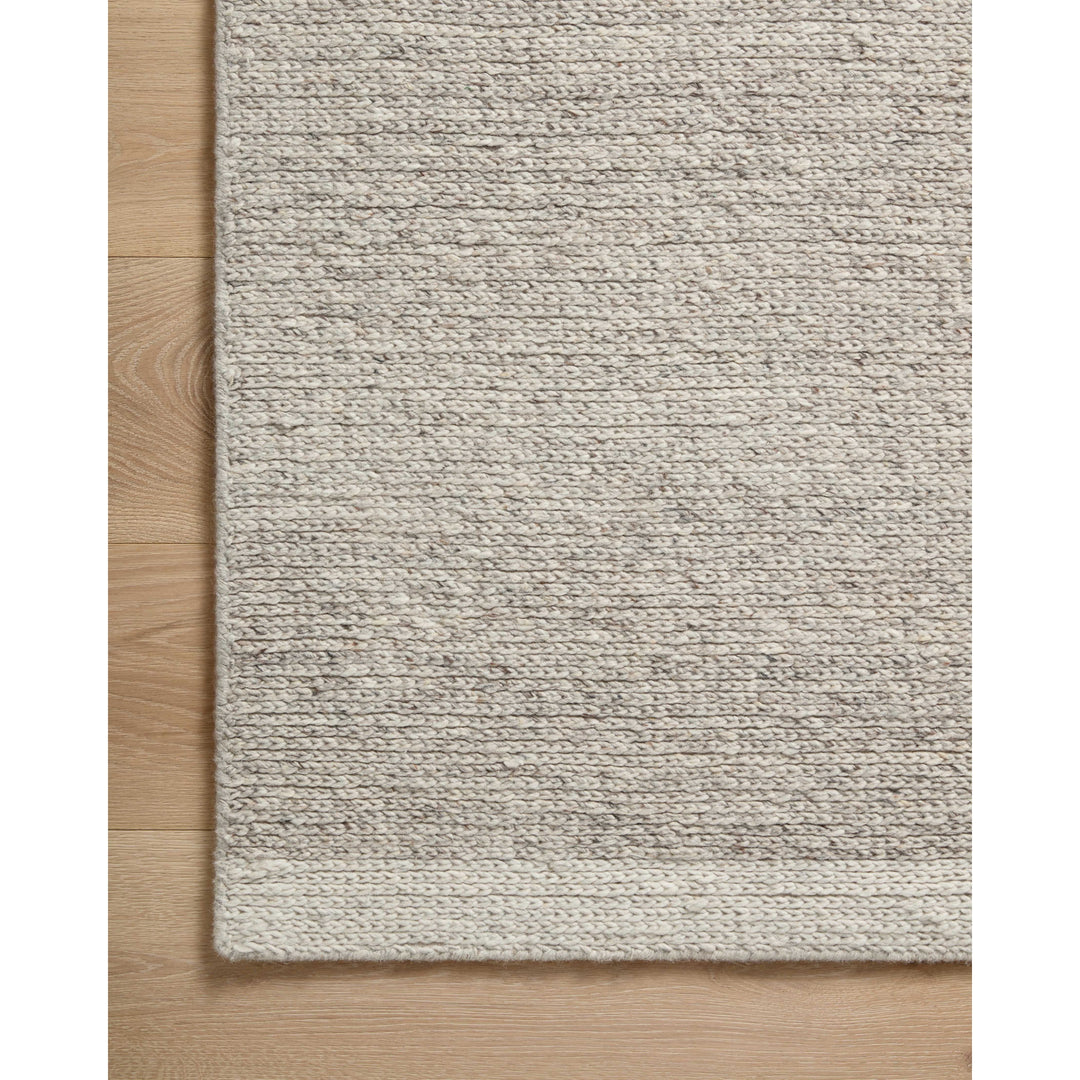 Magnolia Home by Joanna Gaines x Loloi Ashby Silver / Ivory 5'-0" x 7'-6" Area Rug