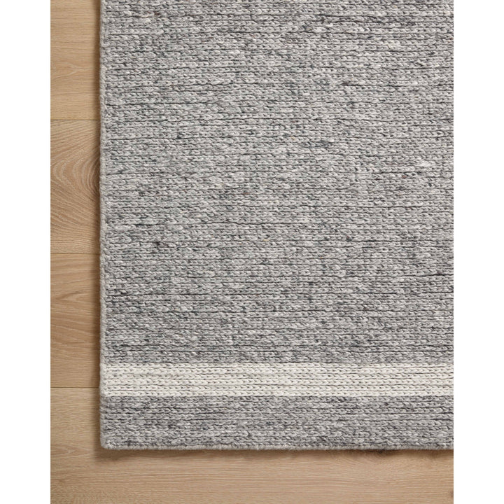 Magnolia Home by Joanna Gaines x Loloi Ashby Slate / Ivory 7'-9" x 9'-9" Area Rug