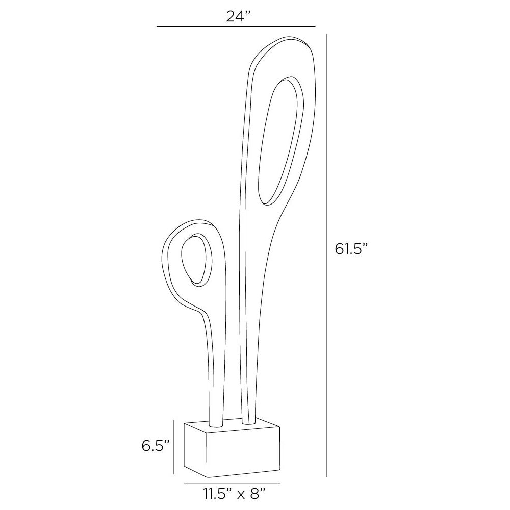 Wainwright Floor Sculpture - Black