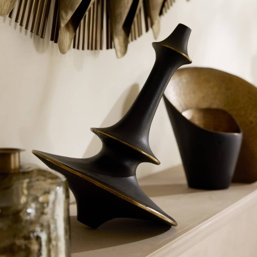 Decorative Objects Alessandro Sculpture - Black