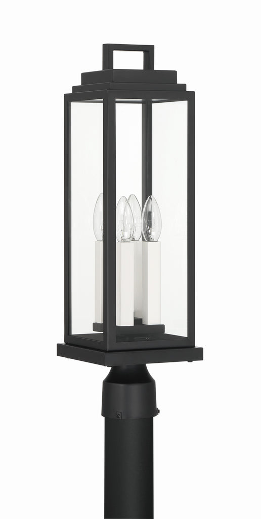 Aspen 4 Light Outdoor Post-Crystorama Lighting Company-CRYSTO-ASP-8919-MK-Outdoor Post Lanterns-2-France and Son