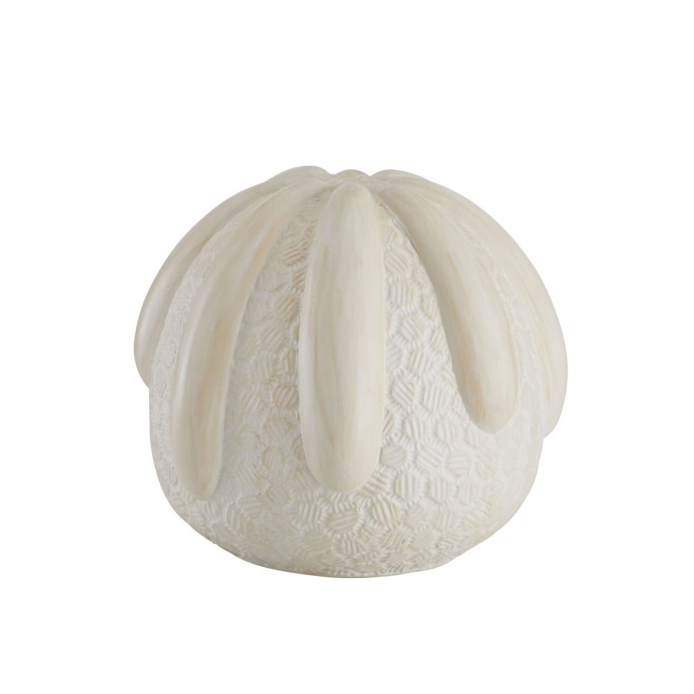 Zinnia Sculptures, Set of 2 - White