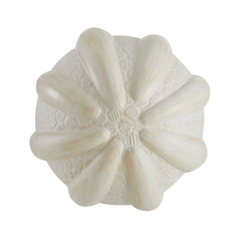 Zinnia Sculptures, Set of 2 - White