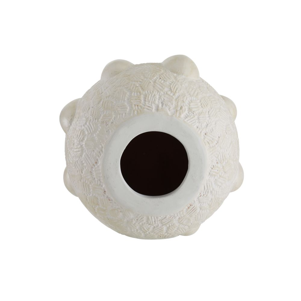 Zinnia Sculptures, Set of 2 - White