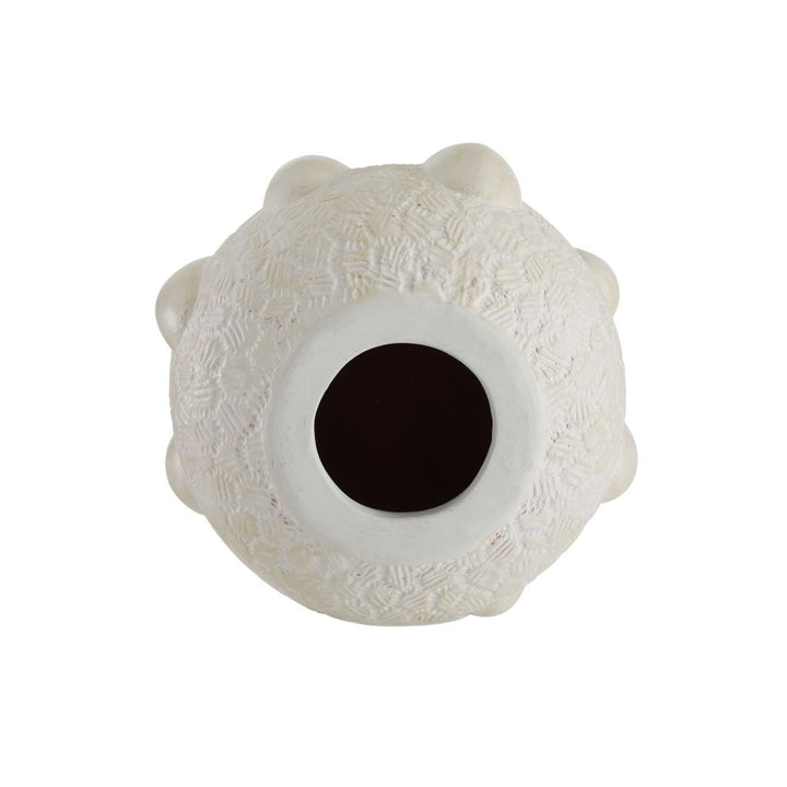 Zinnia Sculptures, Set of 2 - White