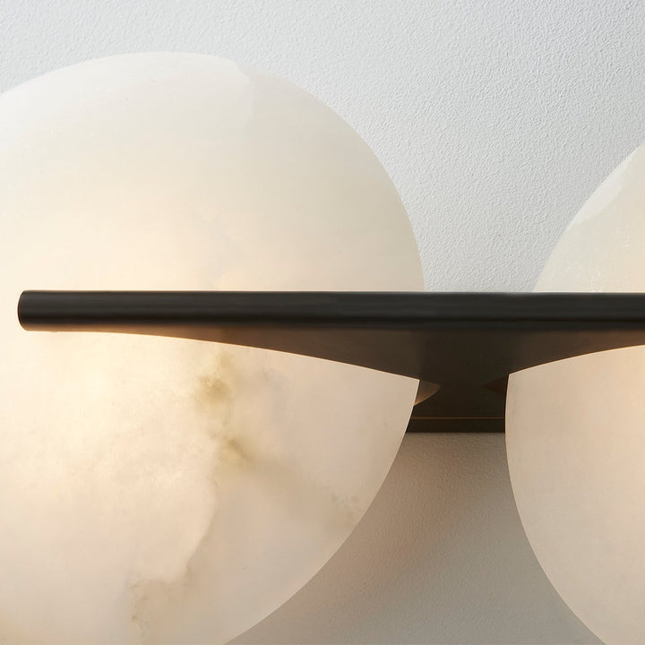 Asteria Wall Sconce - Black Brass 2 Lights