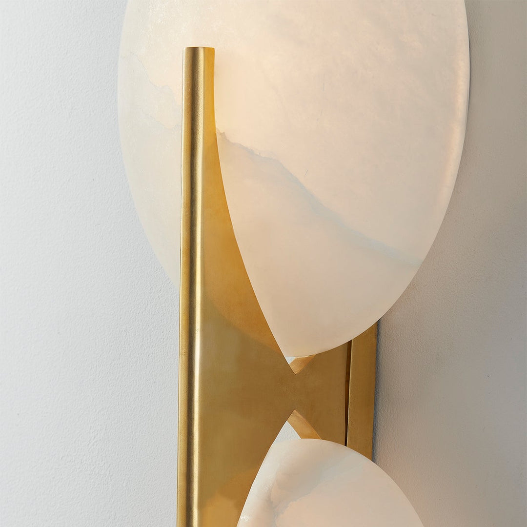 Asteria Wall Sconce - Black Brass 2 Lights