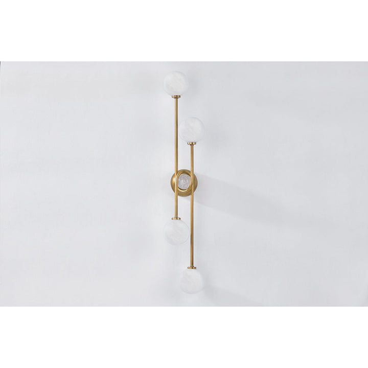 Astro Wall Sconce - Vintage Brass 4 Lights