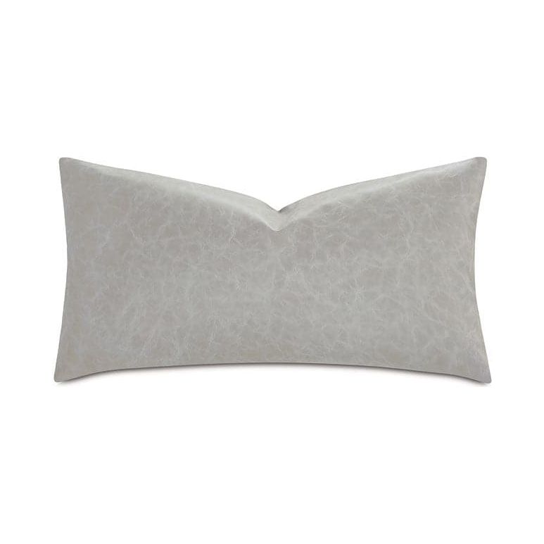 Neving Vegan Leather Decorative Pillow-Eastern Accents-EASTACC-ATE-1203-PillowsLight Gray-6-France and Son