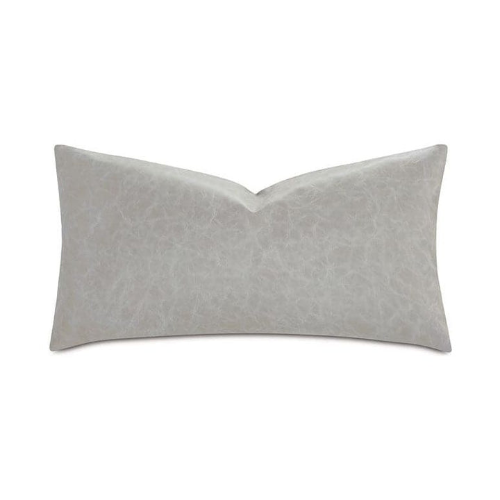 Neving Vegan Leather Decorative Pillow-Eastern Accents-EASTACC-ATE-1203-PillowsLight Gray-6-France and Son