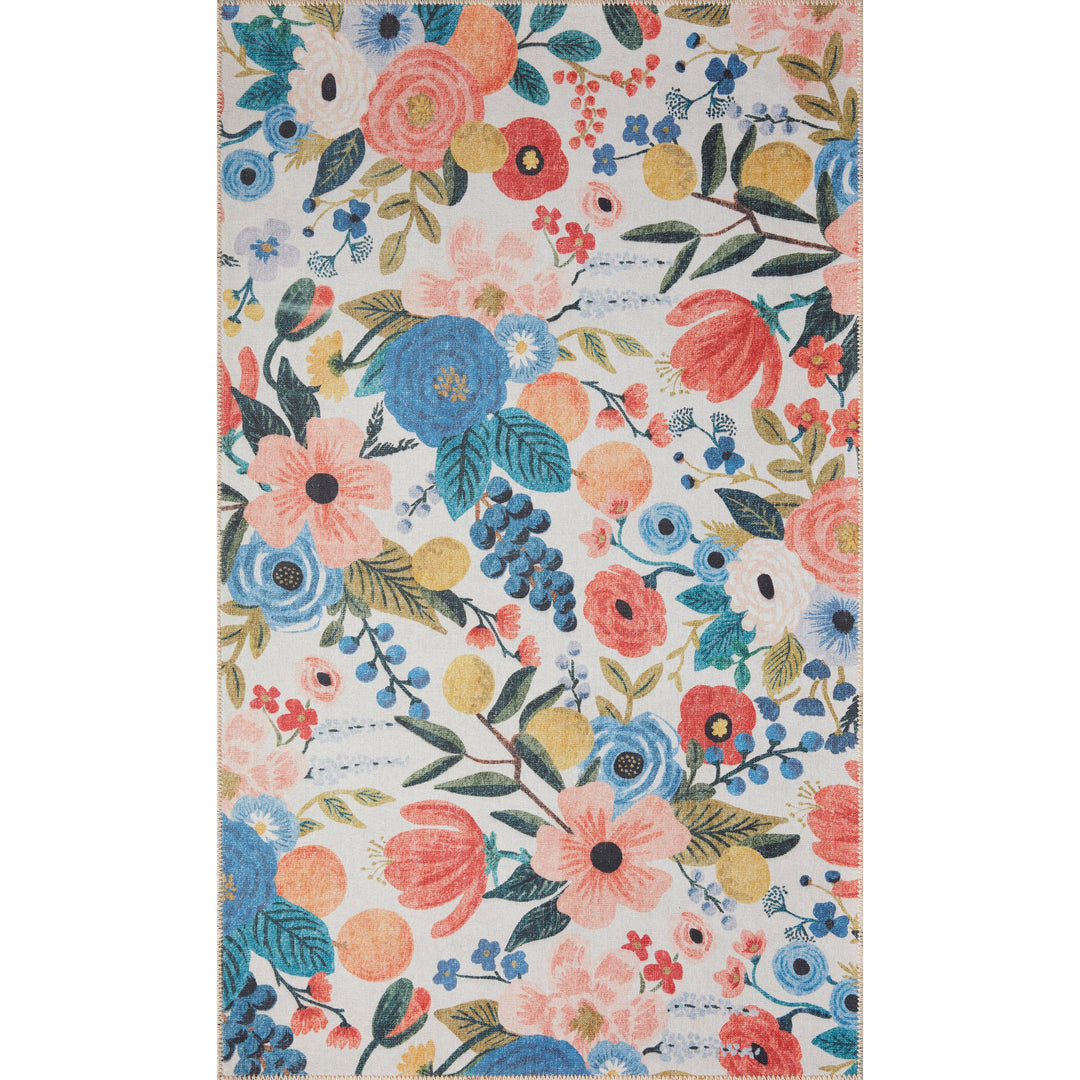 Rifle Paper Co. x Loloi Atelier Multi 2'-3" x 3'-9" Accent Rug