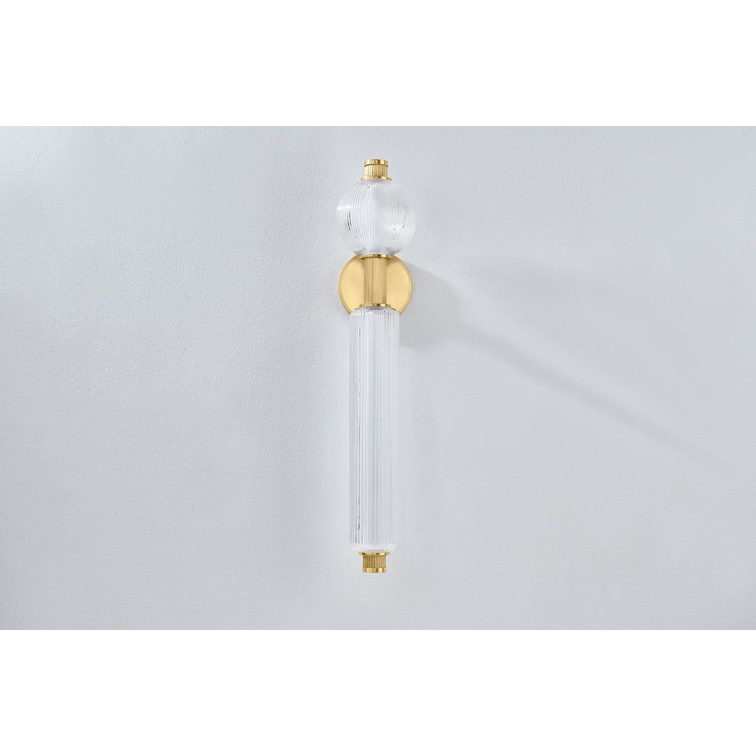 Atom Wall Sconce - Vintage Brass 2 Lights