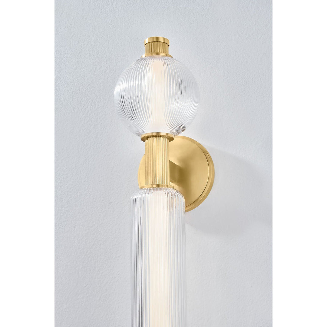 Atom Wall Sconce - Vintage Brass 2 Lights