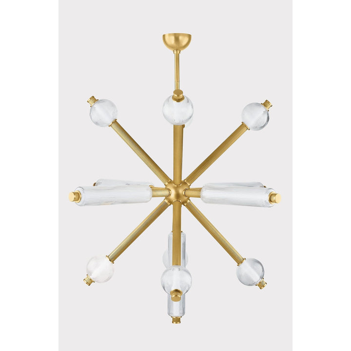 Atom Chandelier - Vintage Brass 13 Lights