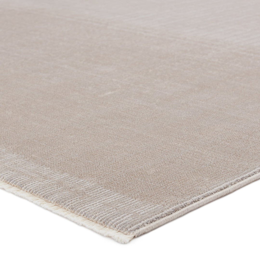 Jaipur Living Alva Solid Taupe/ Light Gray Area Rug (7'10"X10'10")