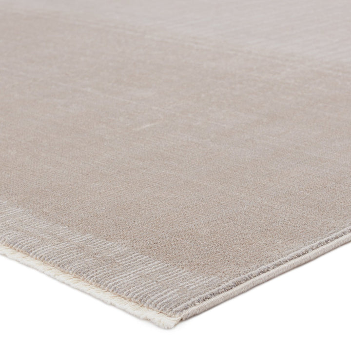 Jaipur Living Alva Solid Taupe/ Light Gray Area Rug (7'10"X10'10")