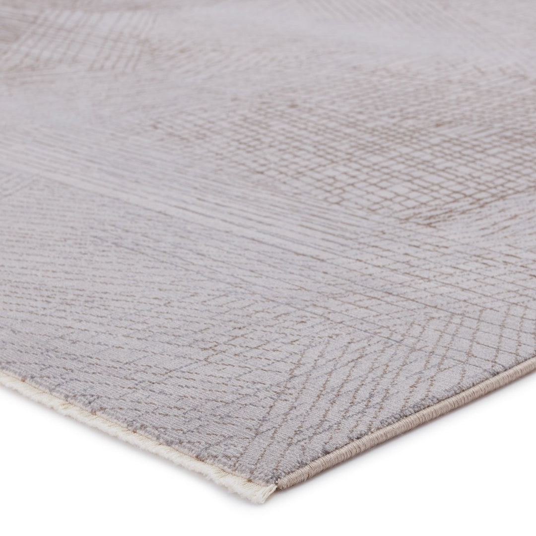 Jaipur Living Sayer Geometric Gray/ Taupe Area Rug (9'6"X12'6")