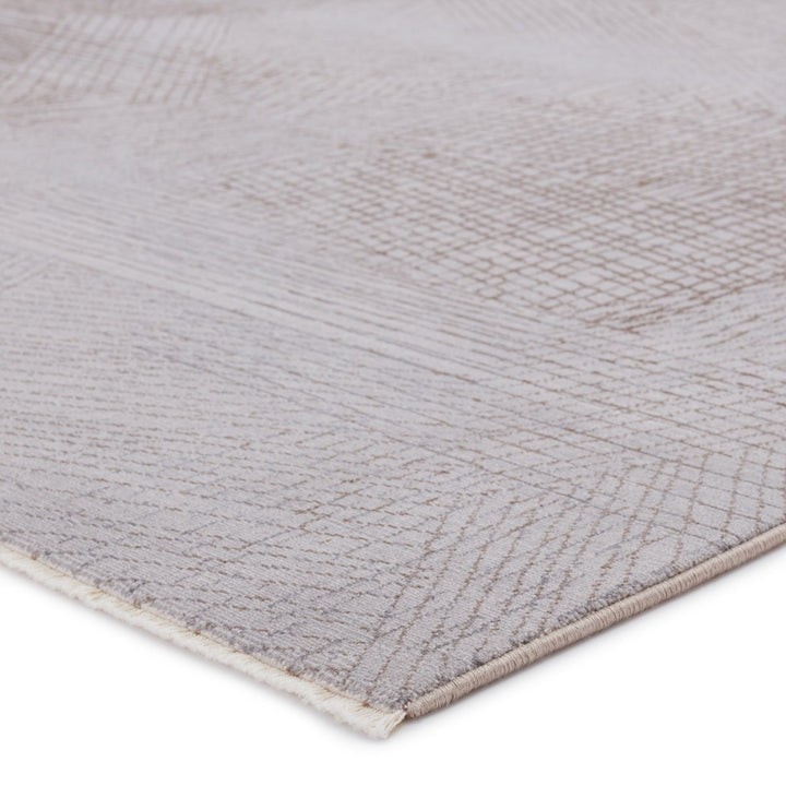 Jaipur Living Sayer Geometric Gray/ Taupe Area Rug (9'6"X12'6")