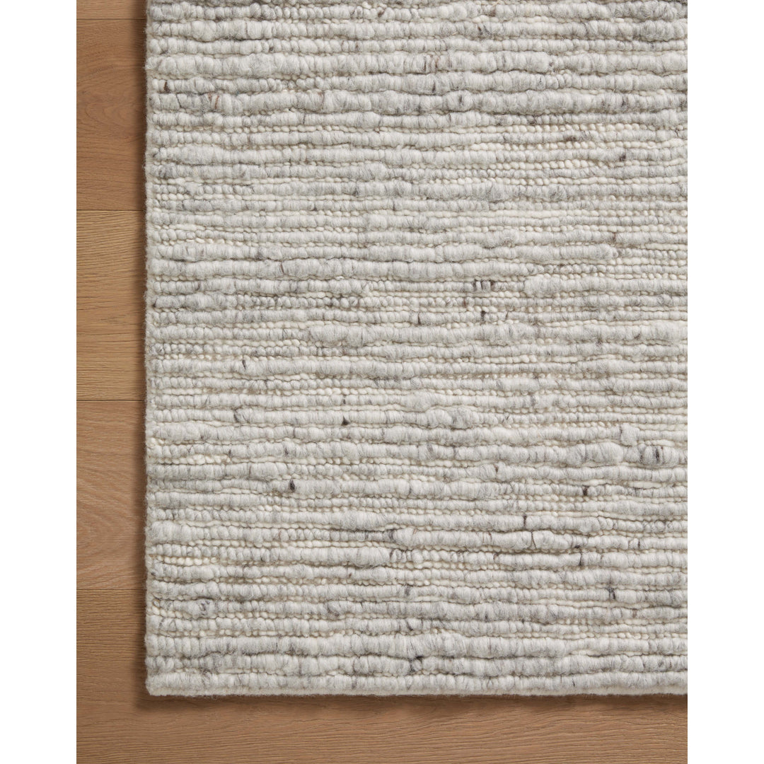 Magnolia Home by Joanna Gaines x Loloi Ava Grey / Ivory 7'-9" x 9'-9" Area Rug