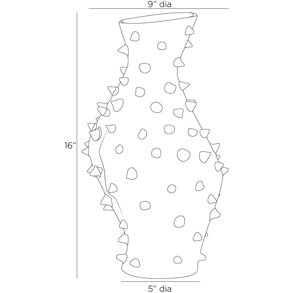 Atticus Tall Vase - White