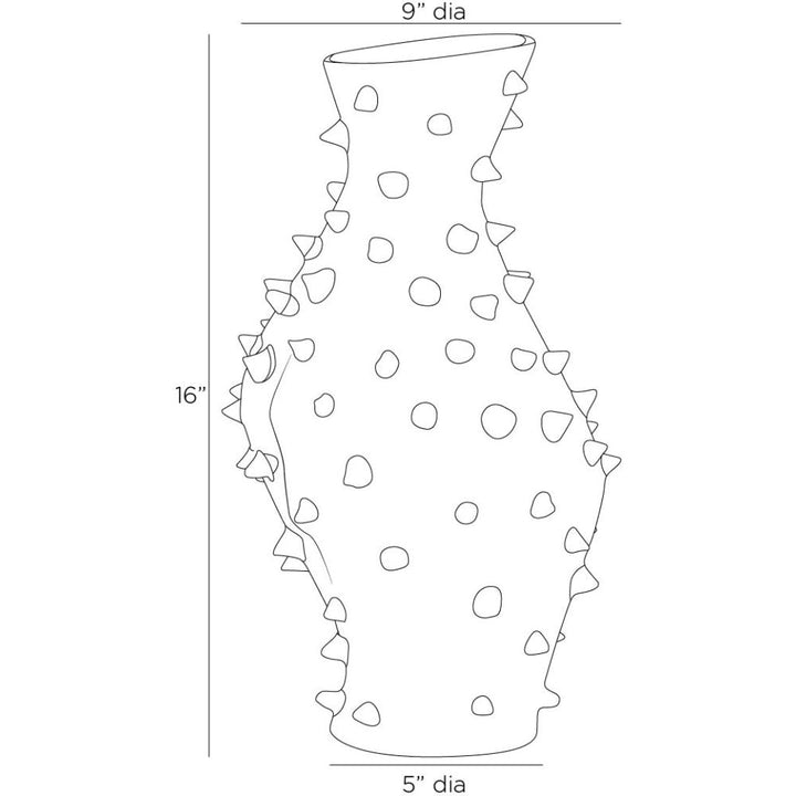 Atticus Tall Vase - White