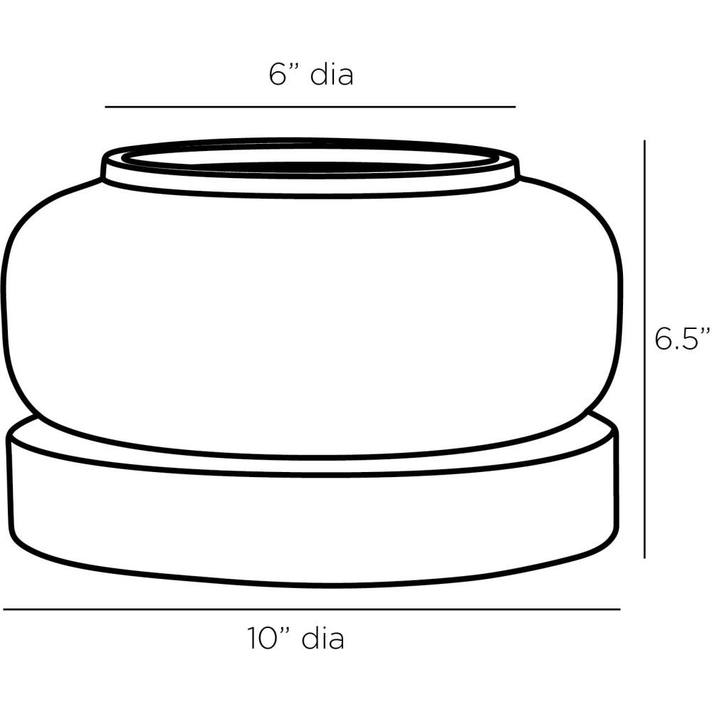 Noelia Vase - Black