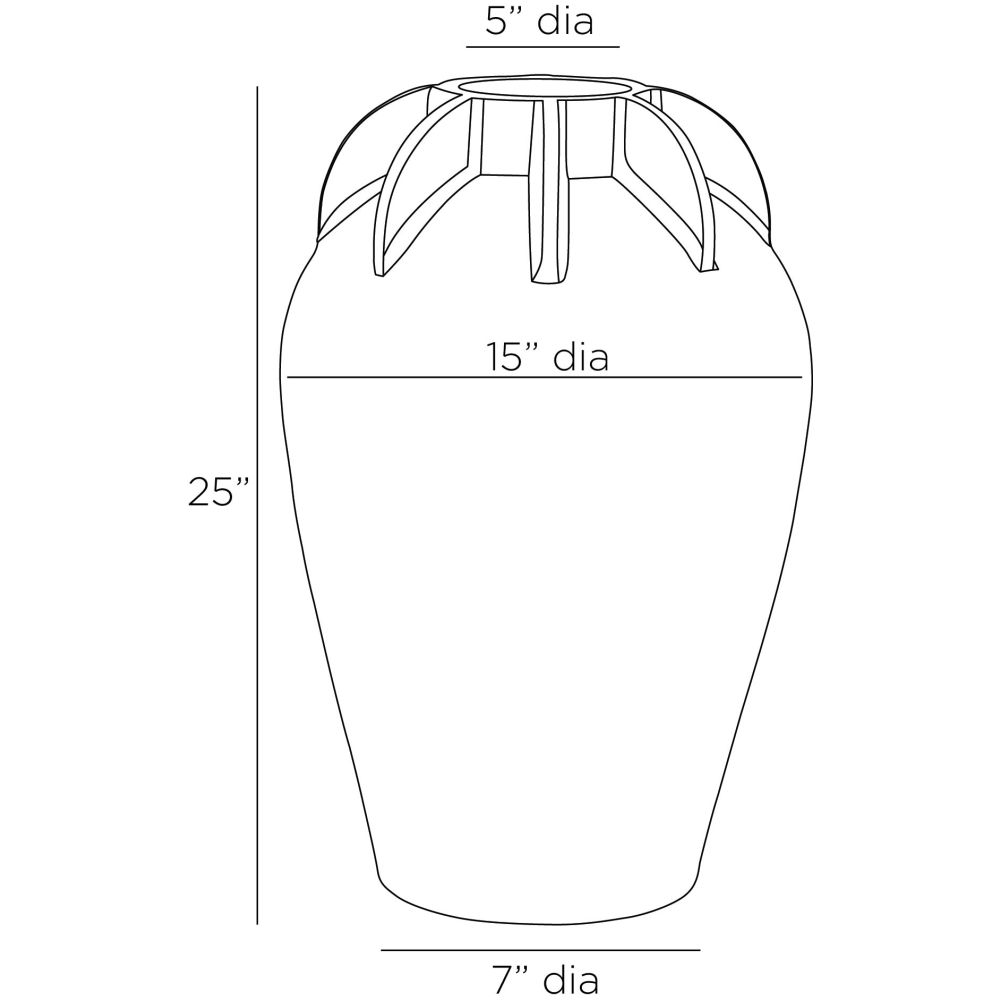 Petal Planter - Black