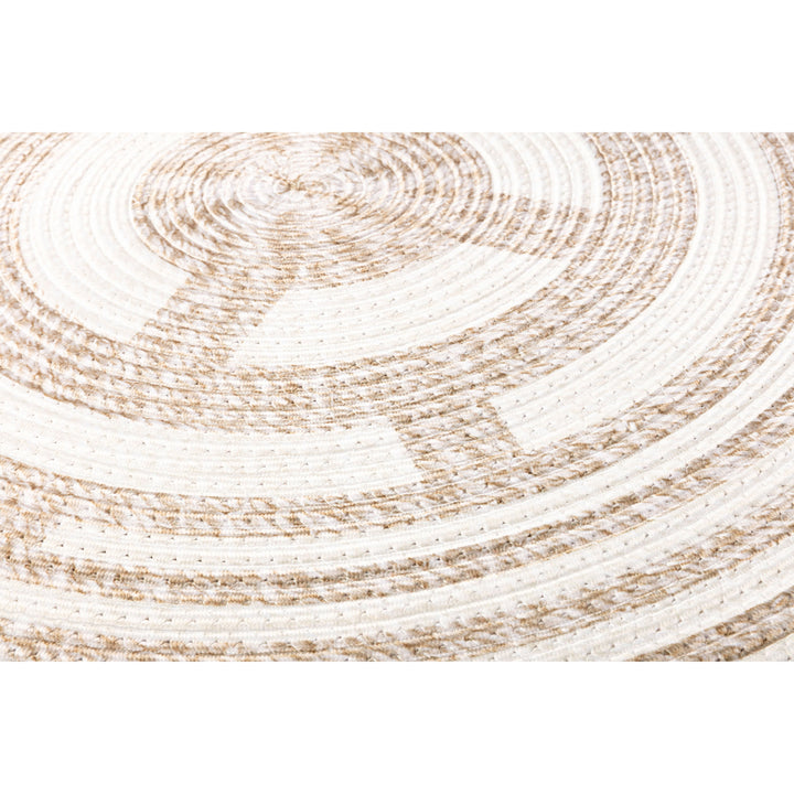 Loloi Whirl Pool Beige / Ivory 3'-4" X 3'-4" Wall Art