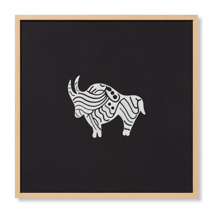 Loloi Beeste Black / Ivory 2'-4" X 2'-4" Wall Art