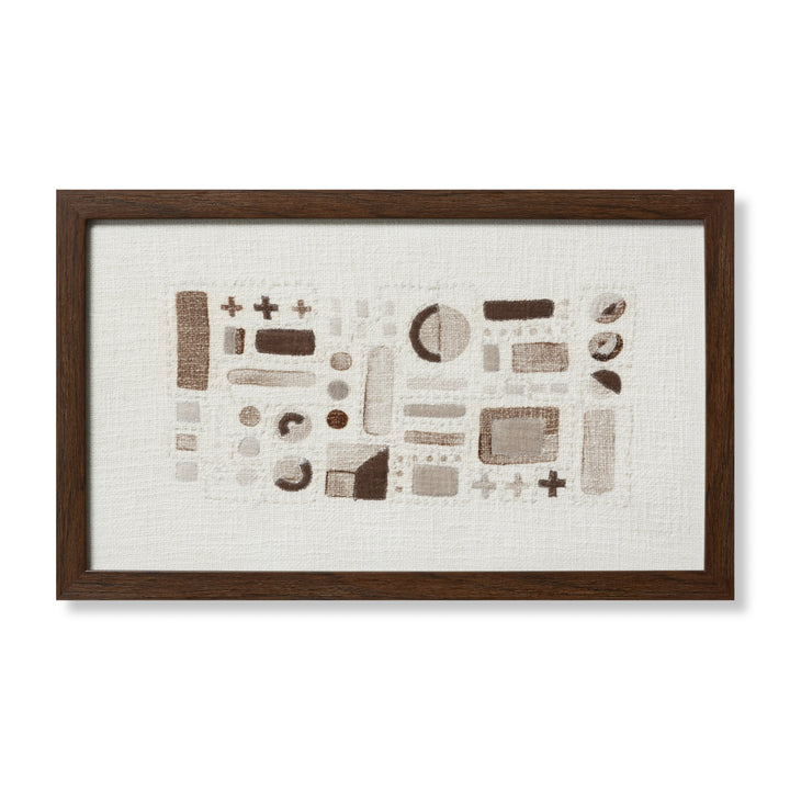 Loloi Taliesen Ivory / Grey 1'-2" X 2'-2" Wall Art