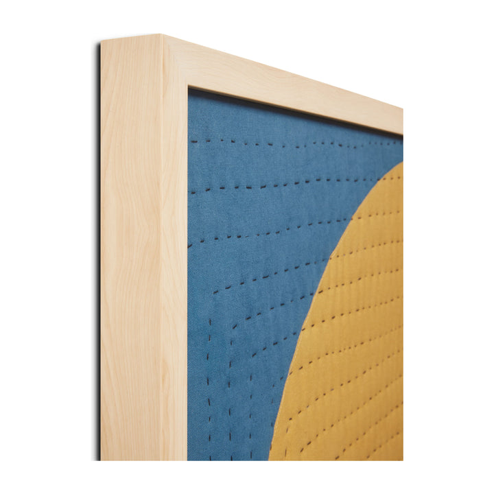 Loloi Lingo Blue / Gold 3'-4" X 4'-8" Wall Art