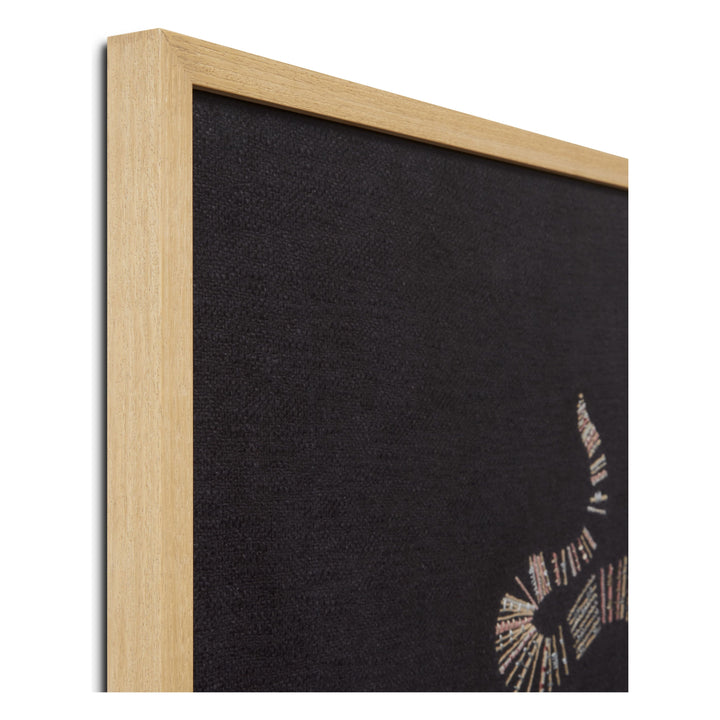 Loloi Snake Eyes Black / Beige 2'-6" X 2'-6" Wall Art