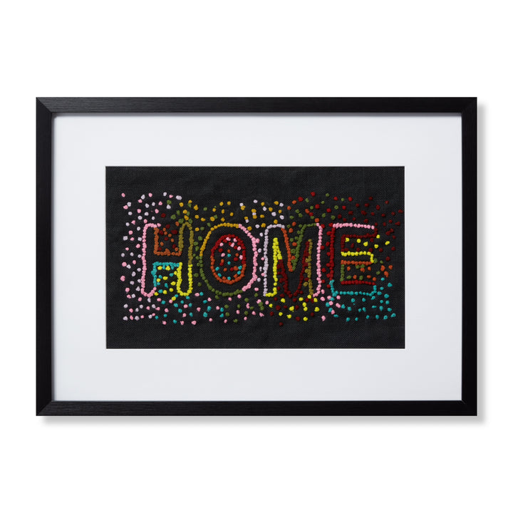 Loloi Down Home Black / Multi 2'-5" x 1'-9" Wall Art