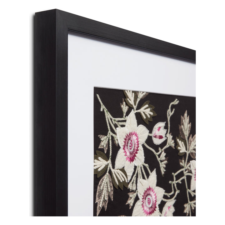 Loloi Passion Vine Black / Ivory 2'-6" X 2'-6" Wall Art