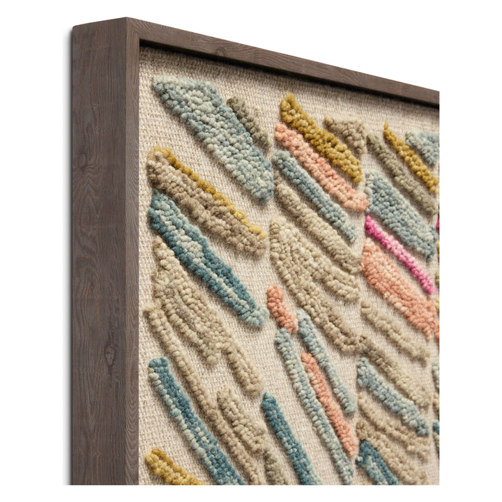 Loloi Carried Away Beige / Multi 4'-4" X 2'-4" Wall Art