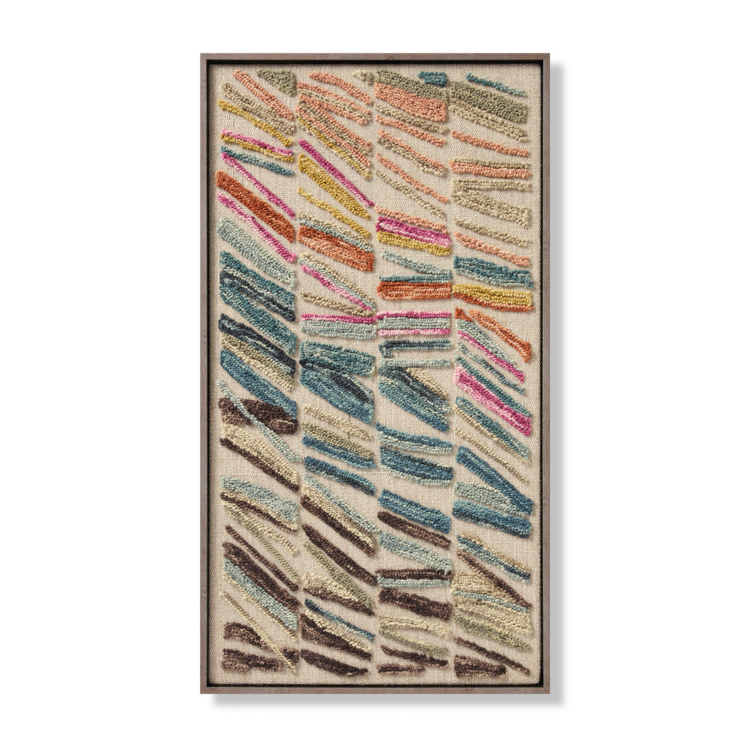 Loloi Gambit Beige / Multi 4'-4" X 2'-4" Wall Art