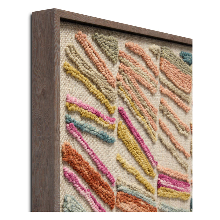 Loloi Gambit Beige / Multi 4'-4" X 2'-4" Wall Art