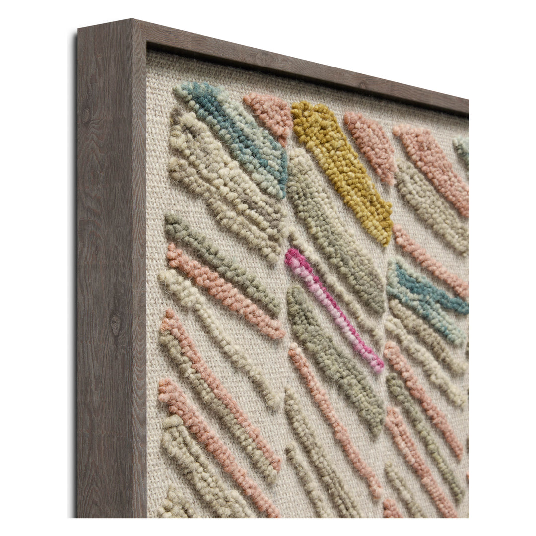 Loloi Swept Up Beige / Multi 4'-4" X 2'-4" Wall Art