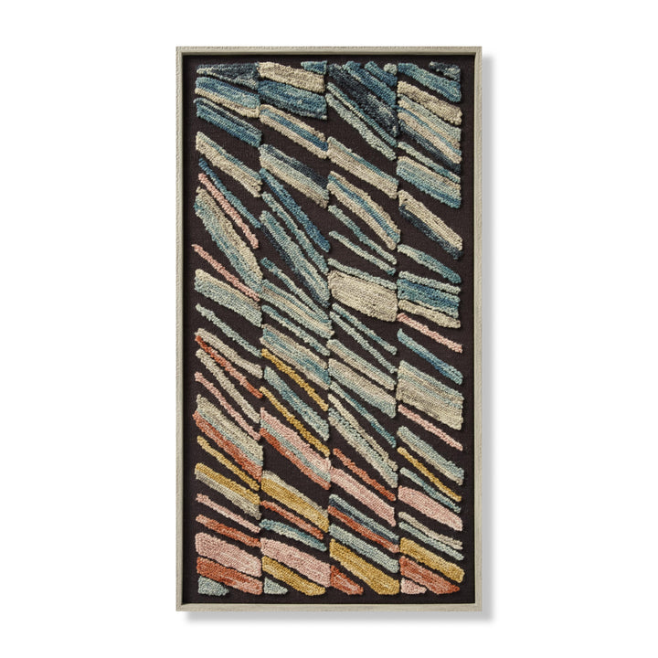 Loloi Bluster Black / Multi 4'-5" X 2'-5" Wall Art