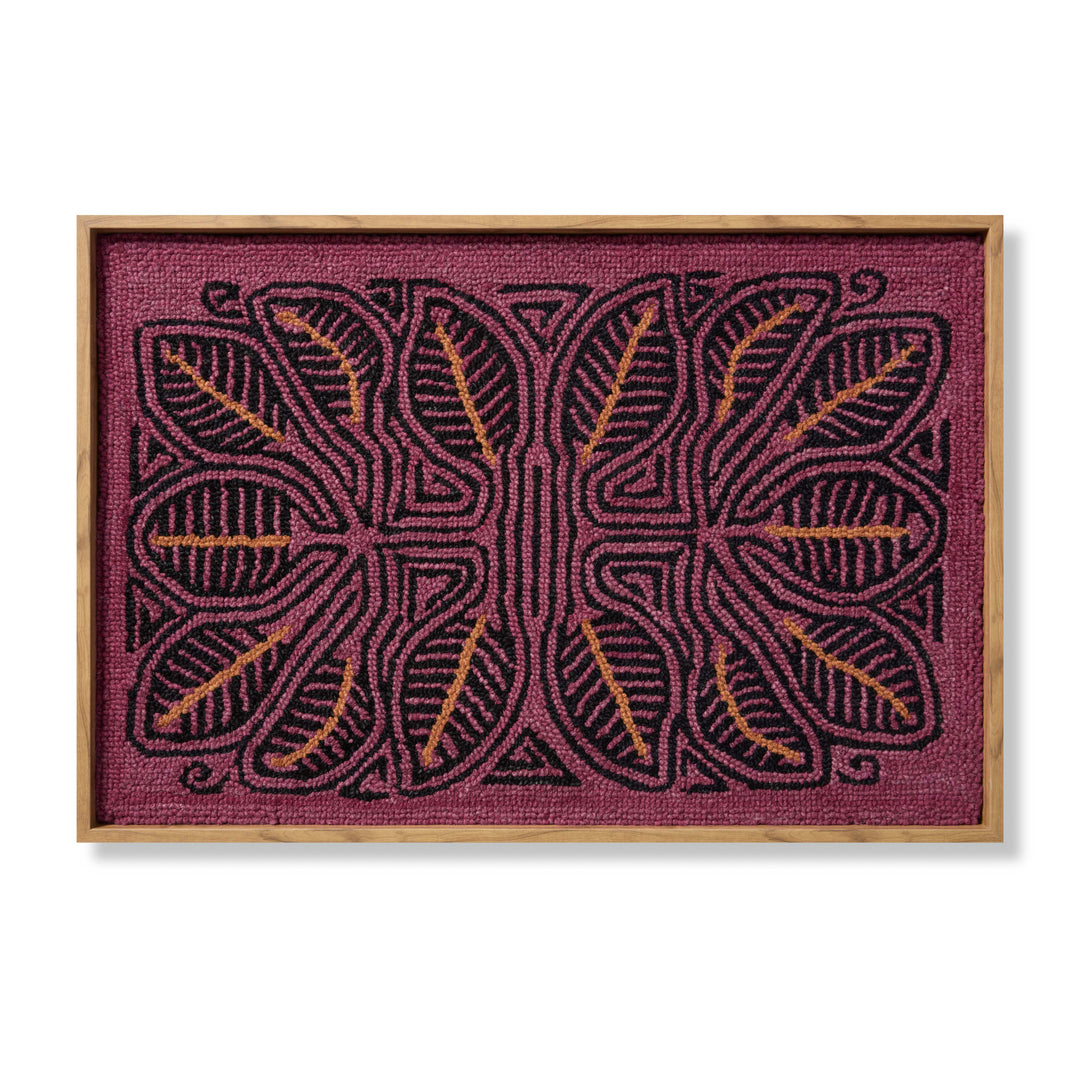 Loloi Cocora Pink / Black 3'-2" X 2'-2" Wall Art