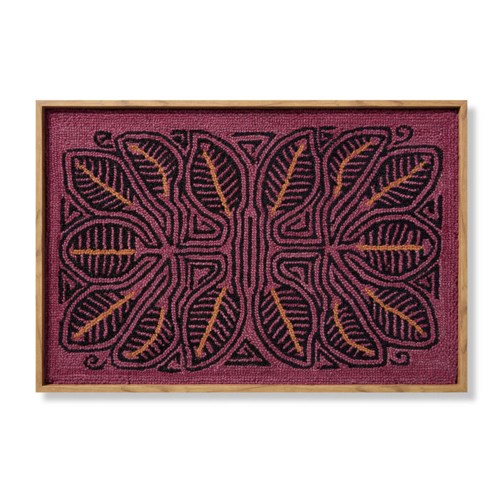 Loloi Cocora Pink / Black 3'-2" X 2'-2" Wall Art