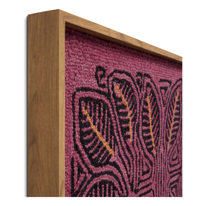 Loloi Cocora Pink / Black 3'-2" X 2'-2" Wall Art