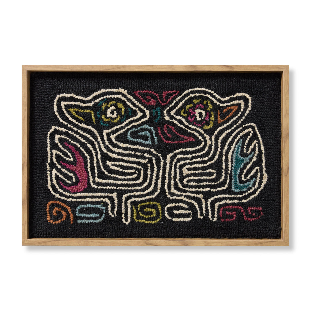 Loloi Tule Black / Multi 2'-2" X 1'-6" Wall Art