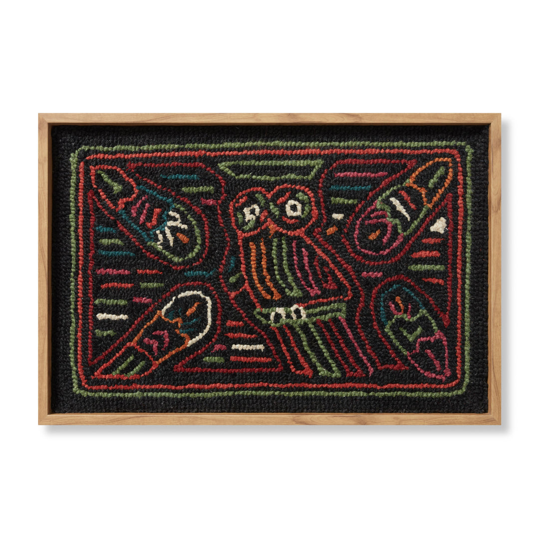 Loloi Buho Multi / Black 2'-2" X 1'-6" Wall Art