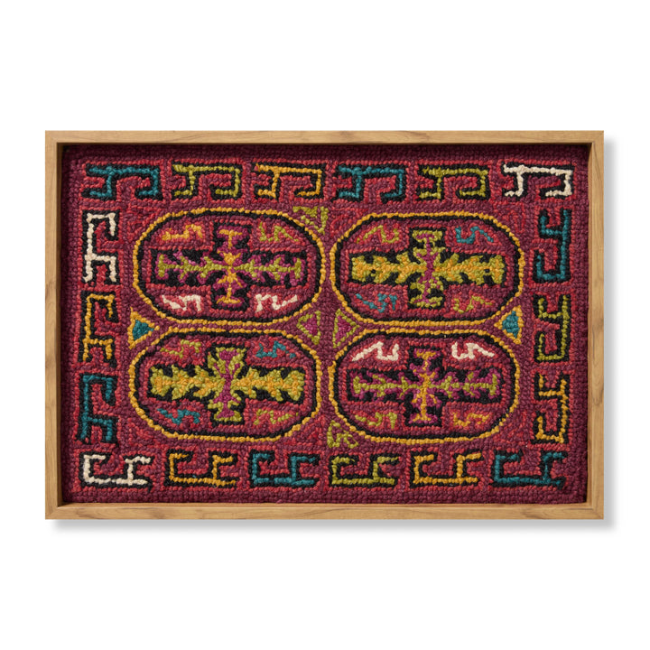 Loloi Galu Red / Multi 2'-2" X 1'-6" Wall Art