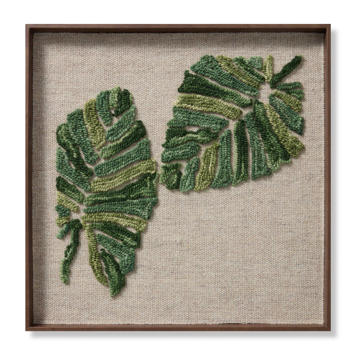 Loloi Yasuni Green / Ivory 2'-1" x 2'-1" Wall Art