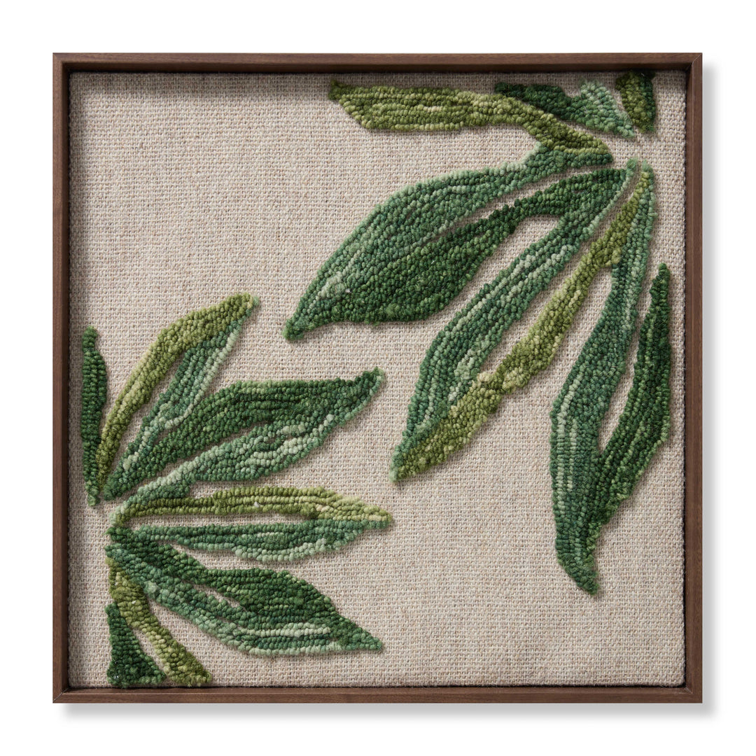 Loloi Wallacea Green / Ivory 2'-1" x 2'-1" Wall Art