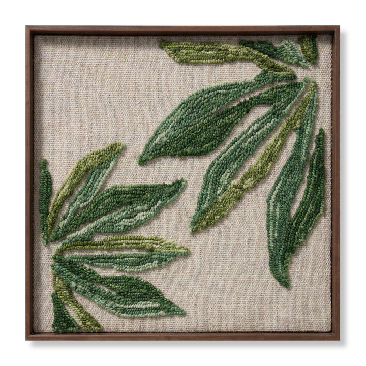 Loloi Wallacea Green / Ivory 2'-1" x 2'-1" Wall Art