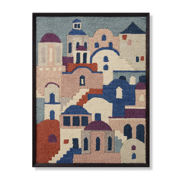 Loloi Santorini Multi / Ivory 2'-7" X 3'-2" Wall Art